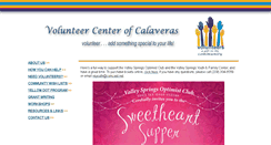 Desktop Screenshot of calaverasvolunteer.com